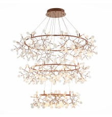 Люстра подвесная ST-Luce Медный/Белый LED 486*0,5W 3500K  (из 3-х коробок) РАФИНА