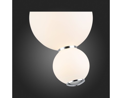 SL1583.113.01 Светильник подвесной ST-Luce Хром/Белый LED 1*12W 3000K NEPAZZO