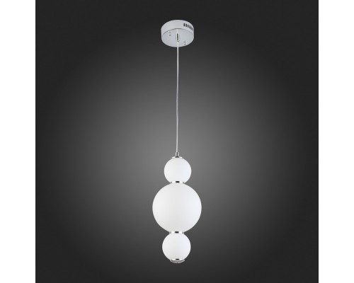 SL1583.113.01 Светильник подвесной ST-Luce Хром/Белый LED 1*12W 3000K NEPAZZO