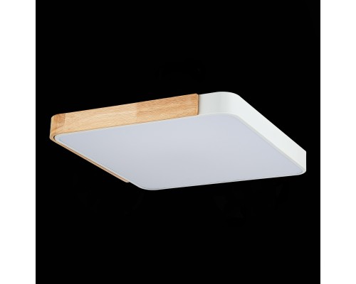 SLE201252-01 Светильник потолочный Белый, Светлое дерево/Белый LED 1*42W 3000K/4000K/6000K FESTA
