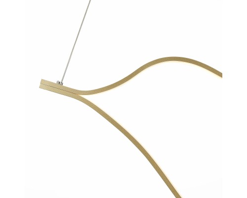 SL6106.203.45 Светильник подвесной ST-Luce Золотистый/Белый LED 1*45W 4000K CORTILE