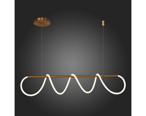 SL6102.303.45 Светильник подвесной ST-Luce Латунь/Белый LED 1*45W 4000K SAGRATO