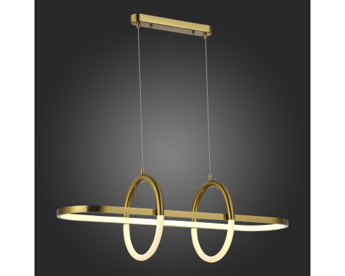 SL1579.313.01 Светильник подвесной ST-Luce Золотистый/Белый LED 1*48W 3000K MOFISTO