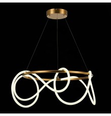 SL6102.303.55 Светильник подвесной ST-Luce Латунь/Белый LED 1*35W 4000K SAGRATO