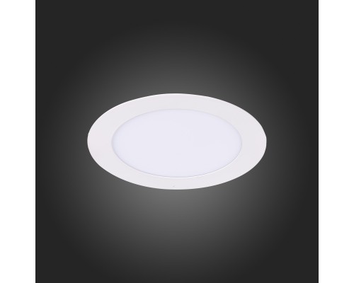 ST210.538.08 Св-к встр. Белый LED 1*8W 3000K 640Lm Ra80 110° IP20 D120xH30 220-240V Встраиваемые светильники