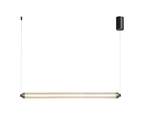 Светильник подвесной ST-Luce Черный/Прозрачный LED 1*30W 4000K БАМБУ
