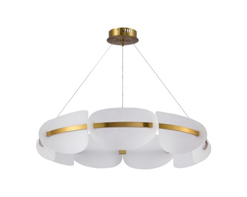 SL1304.203.56 Люстра подвесная ST-Luce Золотистый/Белый LED 1*56W 3000K ETOILE