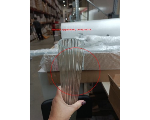 Светильник подвесной ST-Luce Черный/Прозрачный LED 1*30W 4000K БАМБУ