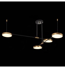 SL1605.403.04 Светильник подвесной ST-Luce Черный/Латунь, Белый LED 4*8,5W 3000K FARONE