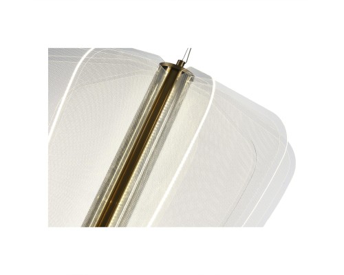 Светильник подвесной ST-Luce Золотистый/Прозрачный LED 1*75W 4000K ФЕЗАЛЕ