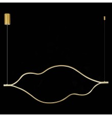 SL6106.203.56 Светильник подвесной ST-Luce Золотистый/Белый LED 1*56W 4000K CORTILE