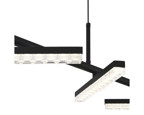Светильник подвесной ST-Luce черный/прозрачный LED 1*32W 4000K ЭВКЛИДИК
