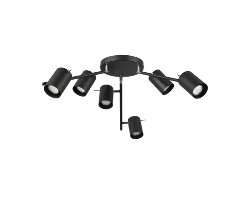 Уценка SL597.402.06 Светильник потолочный ST-Luce Черный/Черный GU10 6*7W Потолочные светильники