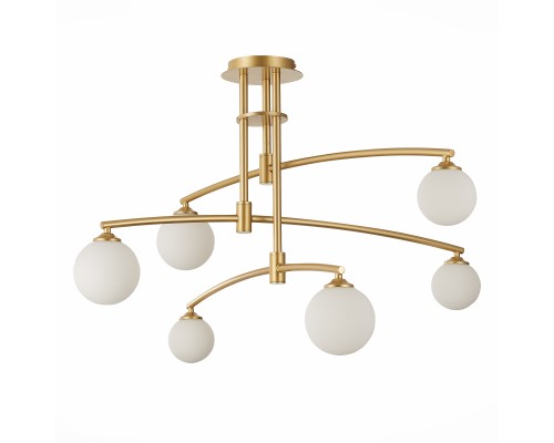 SL1208.302.06 Светильник потолочный ST-Luce Золотистый/Белый G9 6*5W SEMBRARE