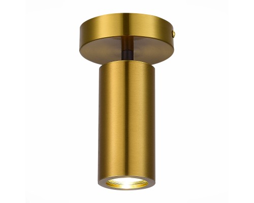 SL1215.402.01 Светильник потолочный ST-Luce Черный, Латунь/Латунь GU10 1*5W 4000K TALIA