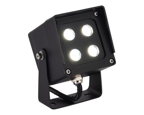 SL9520.405.01 Светильник уличный наземный ST-Luce черный/черный LED 1*9W 3000K/4000K/6500K GLARE