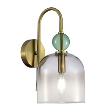 SL2000.211.01 Бра ST-Luce Золотистый/Дымчатый E14 1*40W ДЖЕА