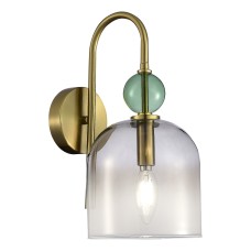 SL2000.211.01 Бра ST-Luce Золотистый/Дымчатый E14 1*40W ДЖЕА