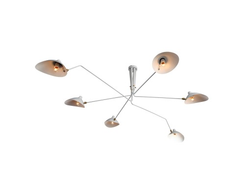 SL305.502.06 Люстра потолочная ST-Luce Белый/Белый E27 6*60W СПРУЦЦО