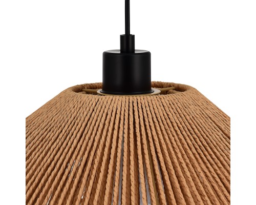 SLE6023-603-01 Светильник подвесной бежевый/черный E27 1*40W VERVE