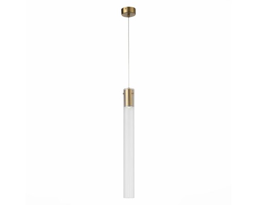 utsenka-SL1229.313.01 Подвес ST-Luce Латунь/Прозрачный GU10 1*5W TERNI