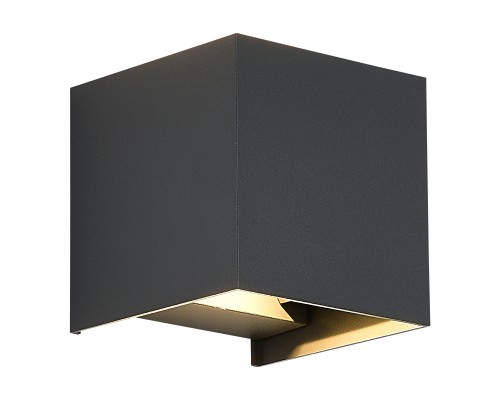 SL9513.701.01 Светильник уличный настенный ST-Luce серый/серый LED 1*10W 2700K BRIK