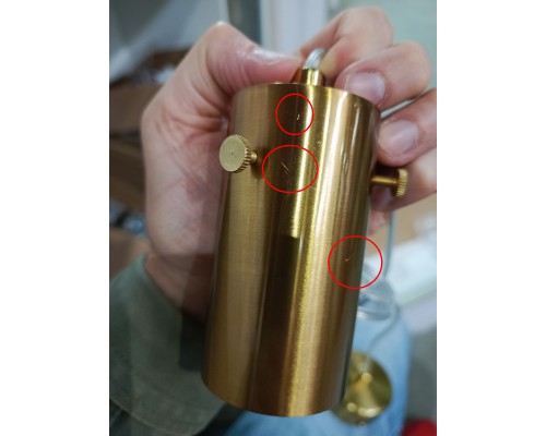 utsenka-SL1229.313.01 Подвес ST-Luce Латунь/Прозрачный GU10 1*5W TERNI