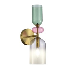 SL2000.201.01 Бра ST-Luce Золотистый/Дымчатый E14 1*40W ДЖЕА