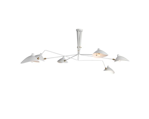 SL305.502.06 Люстра потолочная ST-Luce Белый/Белый E27 6*60W СПРУЦЦО