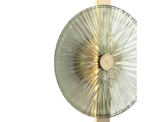 SL6141.321.01 Светильник настенный ST-Luce бронза/зелёный LED 1*11W 4000K WASI