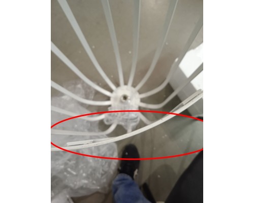 utsenka-SL6129.505.01 Светильник напольный ST-Luce Белый/Белый E27 1*60W NORDIC