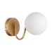SLE220601-01 Светильник настенный Золотистый/Белый E14 1*40W CALABRIA