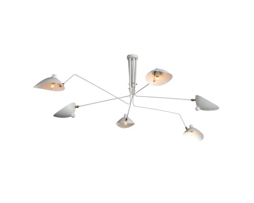 SL305.502.06 Люстра потолочная ST-Luce Белый/Белый E27 6*60W СПРУЦЦО