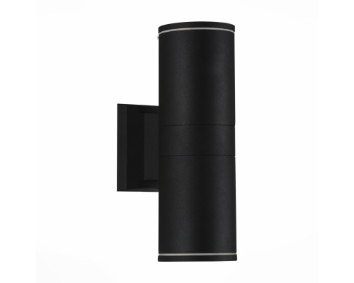 SL561.401.02 Светильник уличный настенный ST-Luce Черный/Черный LED 2*5W 4000K TUBO