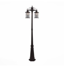 SL080.425.02 Светильник уличный наземный ST-Luce Темный кофе/Прозрачный, Темный кофе E27 2*100W LASTERO