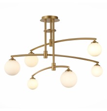 SL1208.302.06 Светильник потолочный ST-Luce Золотистый/Белый G9 6*5W SEMBRARE