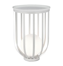 utsenka-SL6129.504.01 Светильник настольный ST-Luce Белый/Белый E27 1*60W NORDIC