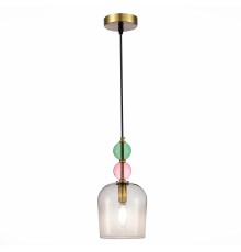 SL2000.223.01 Подвес ST-Luce Золотистый/Розовый E14 1*40W ДЖЕА