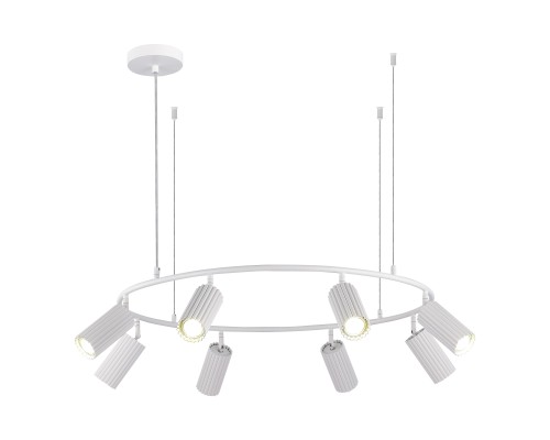 SL1213.503.08 Светильник подвесной ST-Luce Белый/Белый GU10 8*5W 4000K КЕНДО