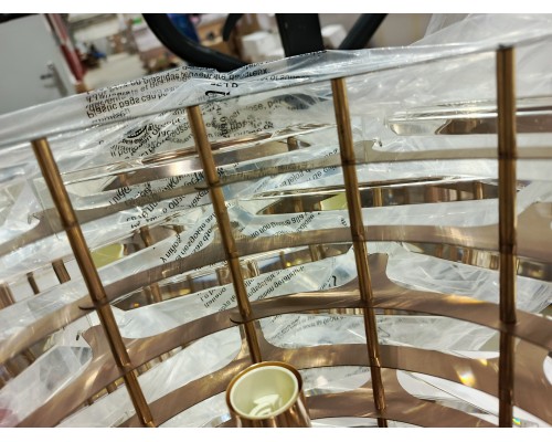 utsenka-SL6137.203.04 Светильник подвесной ST-Luce медь/прозрачный E14 4*40W STROZZI