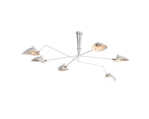 SL305.502.06 Люстра потолочная ST-Luce Белый/Белый E27 6*60W СПРУЦЦО