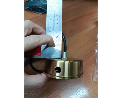 utsenka-SLE155302-06 Светильник потолочный Античная медь/Янтарный E14 6*60W GENTORE