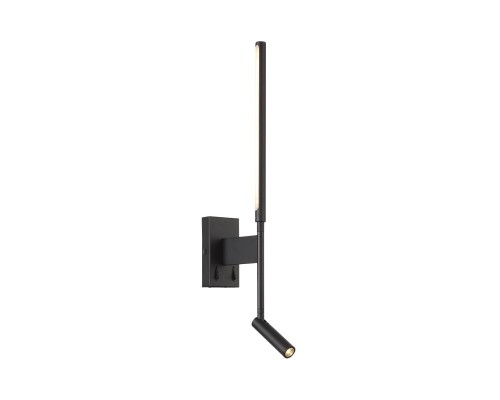 SL1580.401.02 Светильник настенный ST-Luce Черный/Белый LED 2*6+3W 3200K РАЛИО