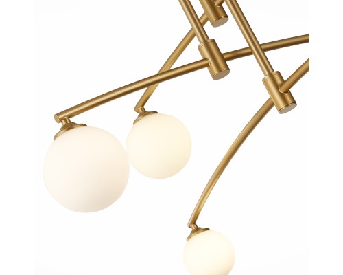 SL1208.302.06 Светильник потолочный ST-Luce Золотистый/Белый G9 6*5W SEMBRARE