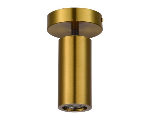 SL1215.402.01 Светильник потолочный ST-Luce Черный, Латунь/Латунь GU10 1*5W 4000K TALIA