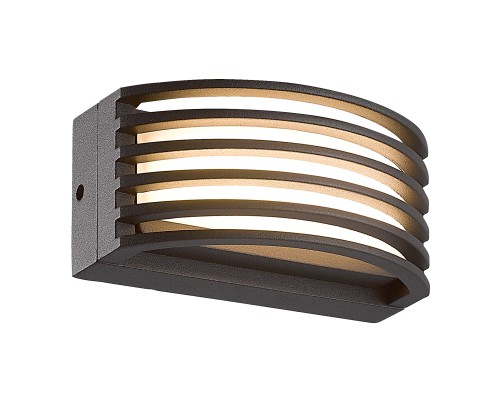 SL9544.401.01 Светильник уличный настенный ST-Luce Черный/черный LED 1*6W 3000K STRIS