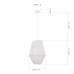 SLE6025-513-01 Светильник подвесной белый/белый E27 1*40W ETTAN