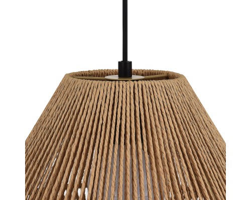 SLE6025-603-01 Светильник подвесной бежевый/черный E27 1*40W ETTAN