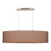 SLE300553-03 Светильник подвесной Никель/Темно-бежевый, Золотистый E27 3*40W BRESCIA