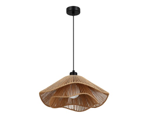 SLE6023-603-01 Светильник подвесной бежевый/черный E27 1*40W VERVE